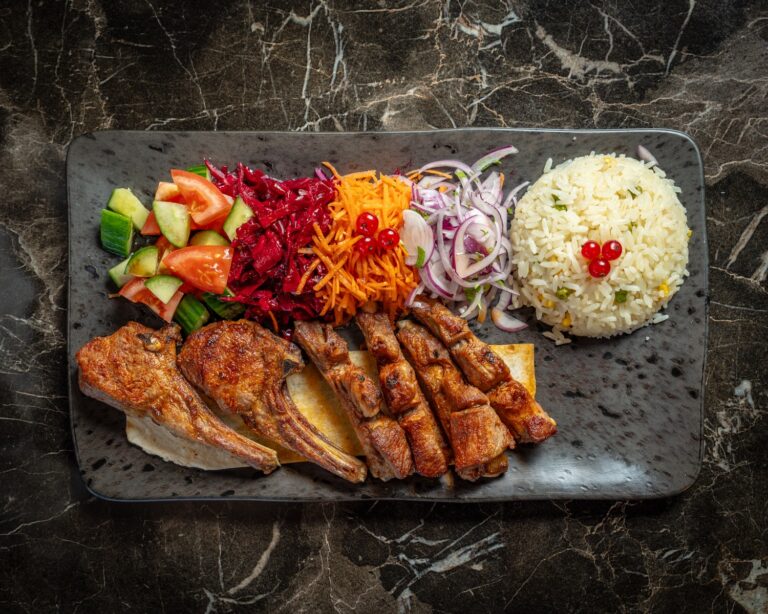Charcoal-grilled mixed grill at Laila Kitchen, Cheshunt